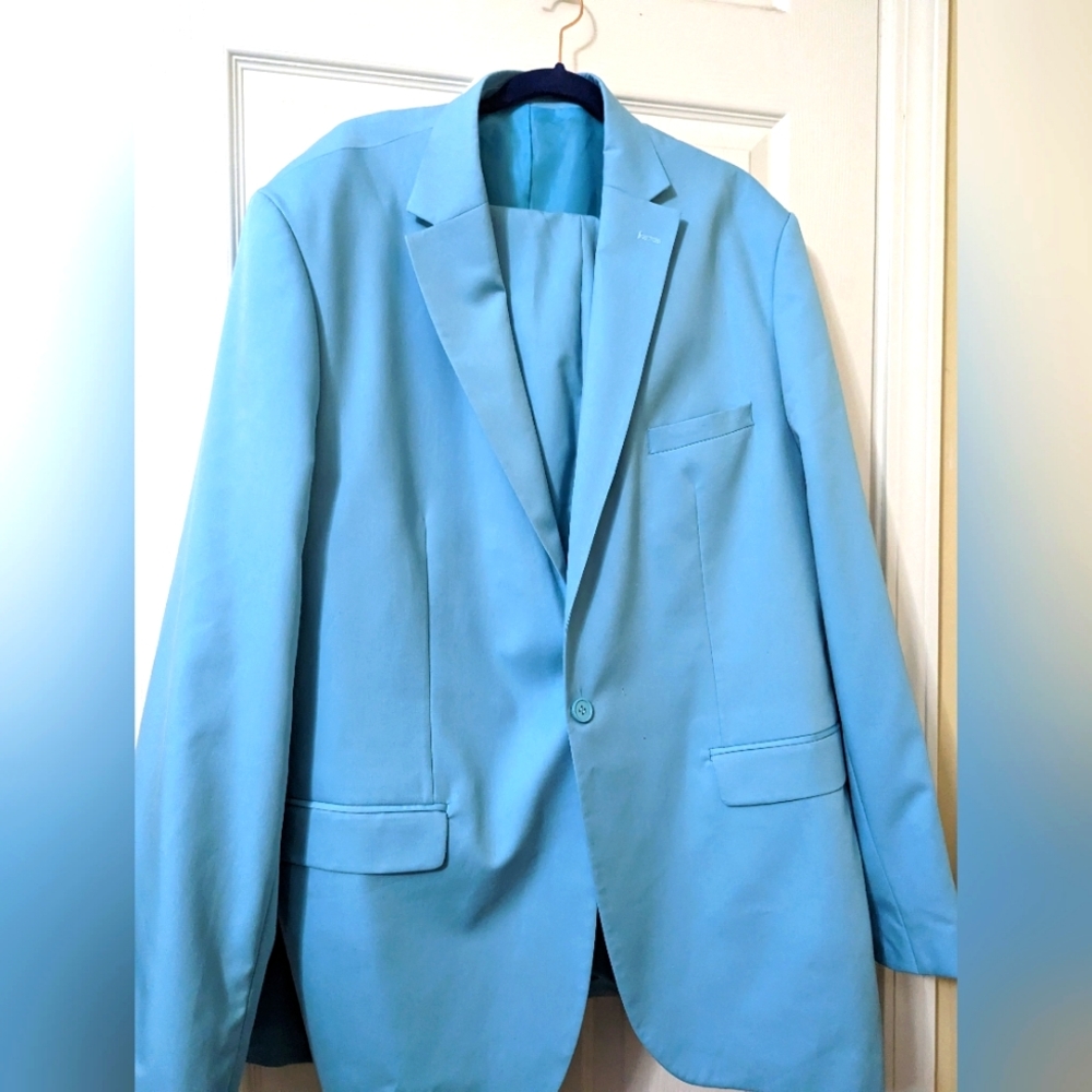 50/46R Baby Blue Boohoo Man Suit